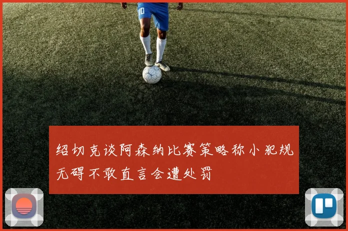 绍切克谈阿森纳比赛策略称小犯规无碍不敢直言会遭处罚